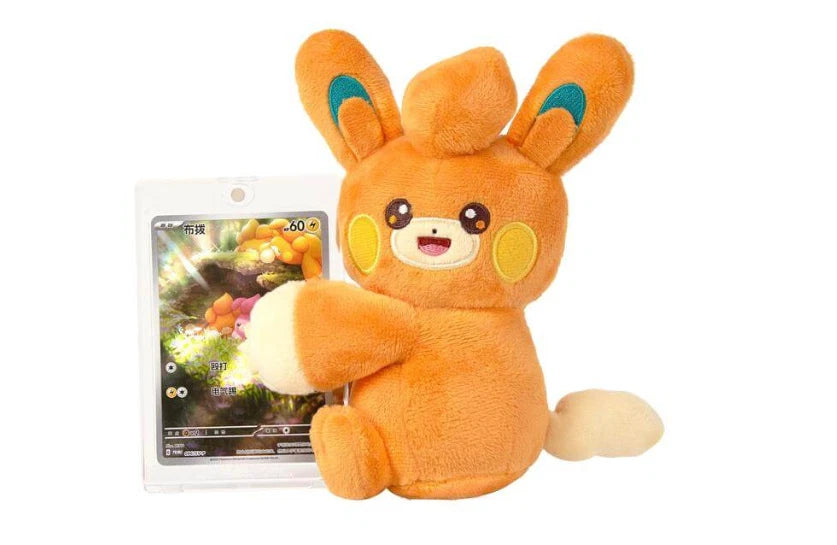 Pokemon TCG Chinese Nuzzle Cheeks Tin with Mystery Plush & Card