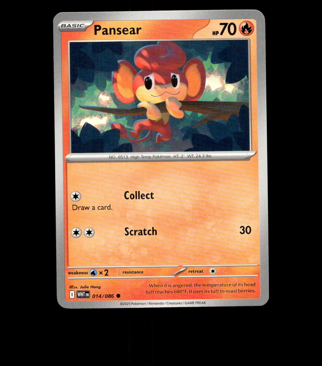 Pansear - 014/086 - White Flare - Near Mint Non Holo