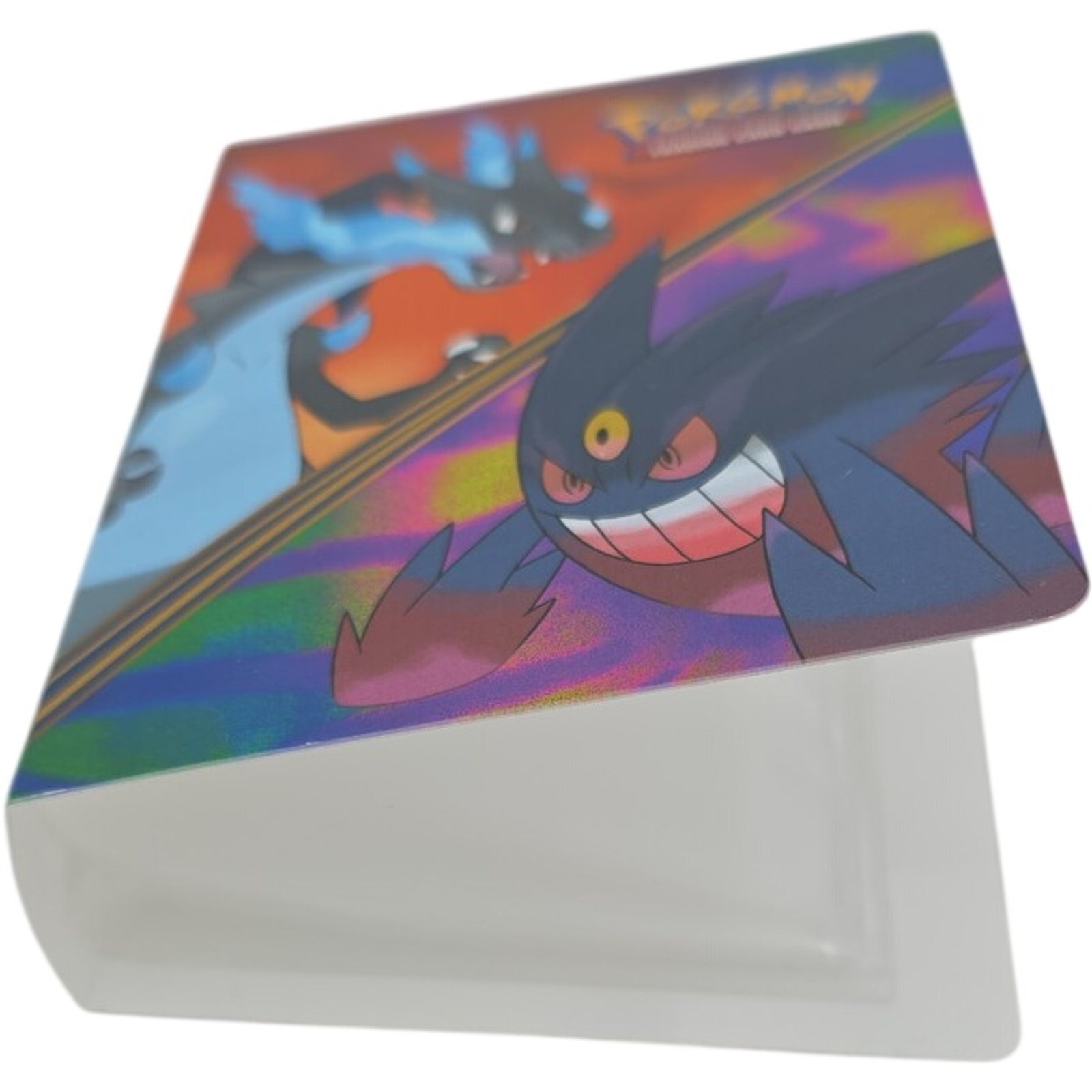 Pokémon TCG Mini Portfolio Ft Mega Charizard X Mega Gengar w/ Sleeves Holder