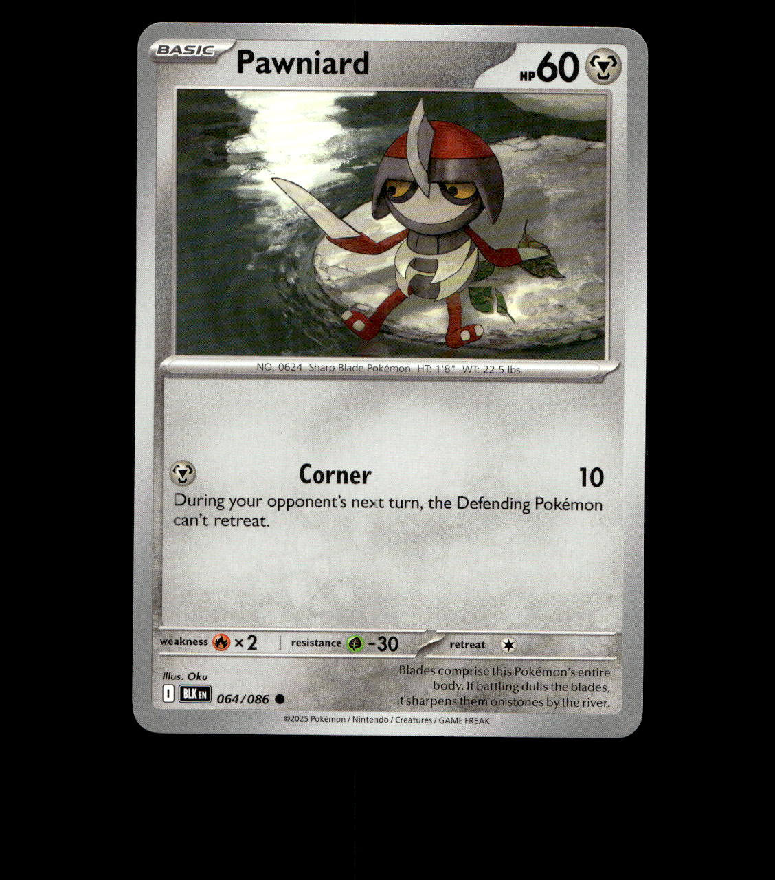 Pawniard - 064/086 - Black Bolt - Near Mint Non Holo