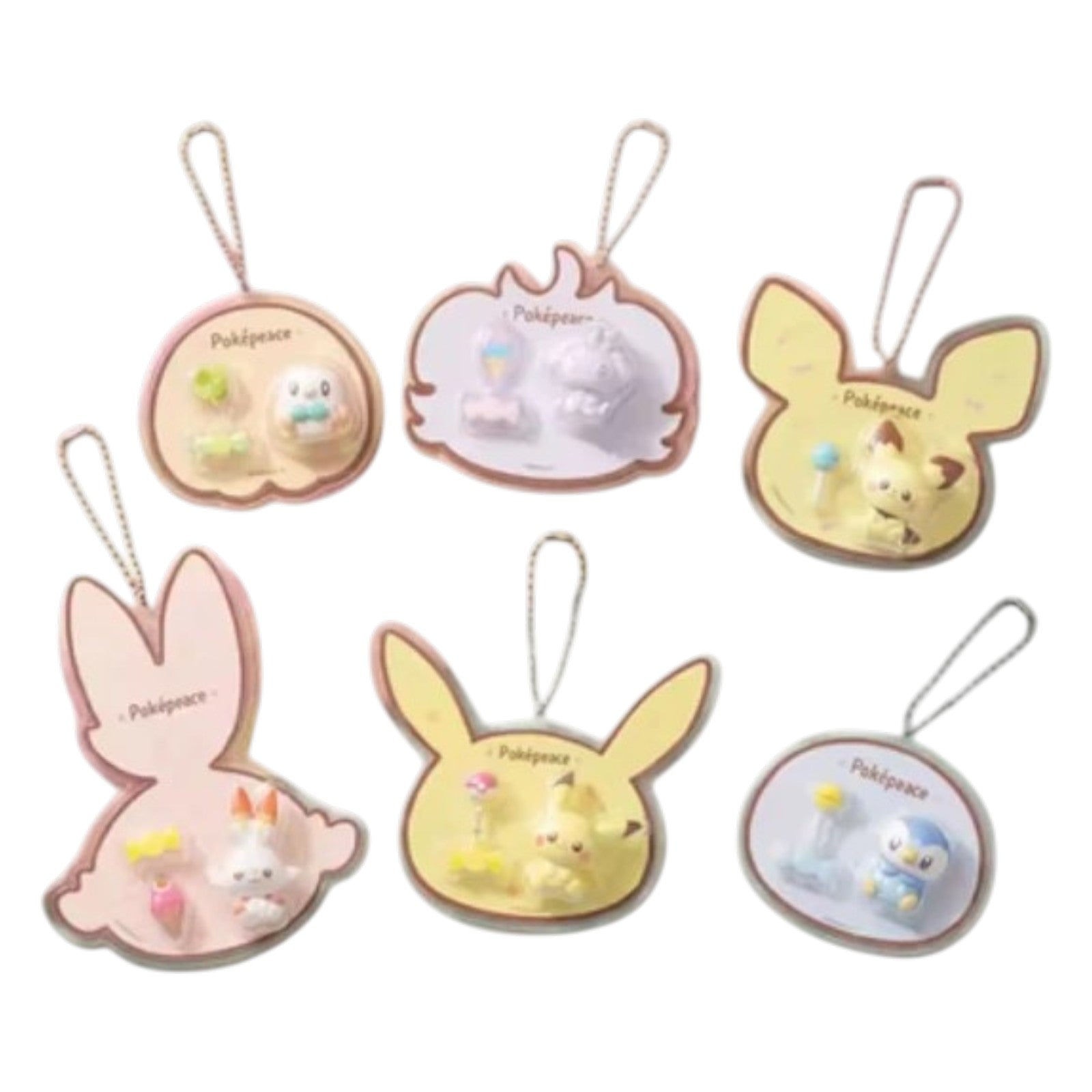 Pokemon Hollybox Pokepeace Keychain Pendant Blind Box
