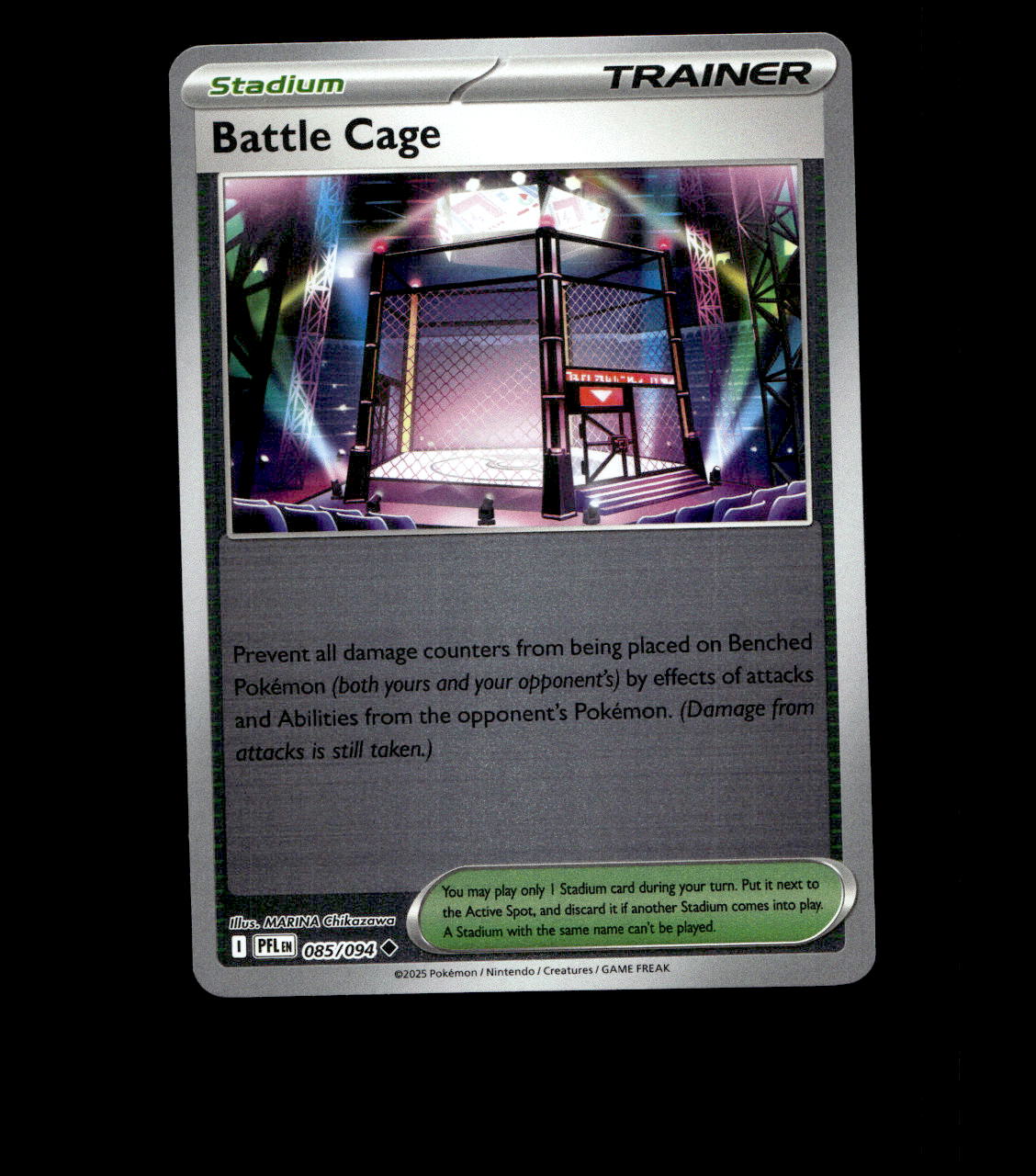 Battle Cage – 085/094 – Phantasmal Flames – Reverse Holo Near Mint
