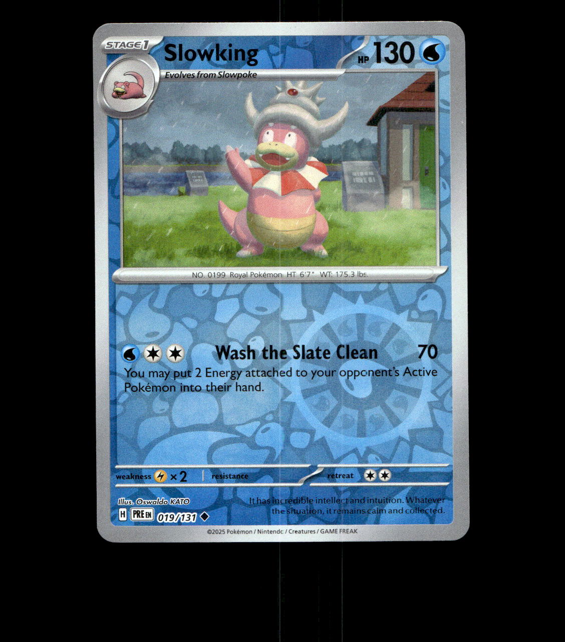Slowking - 019/131 - Prismatic Evolutions - Near Mint Reverse Holofoil