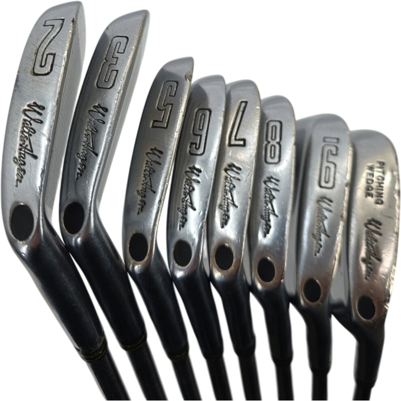 Walter Hagen Haig Ultra Golf Irons 2-3 5-9 + PW 8 Club Bundle Men RH Orig Grip