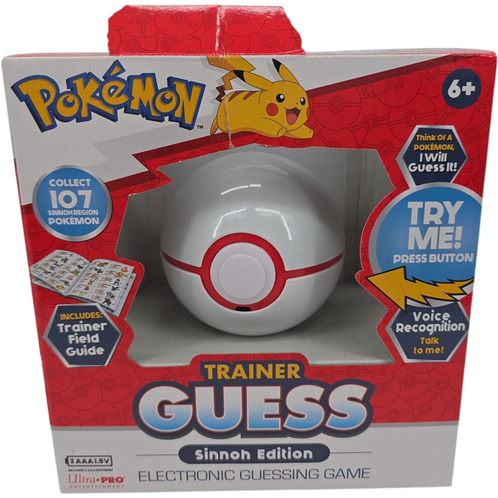 Ultra Pro Pokemon Trainer Guess Sinnoh Edition Electronic Guessing Game