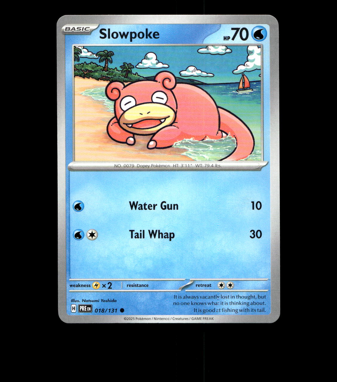 Slowpoke - 018/131 - Prismatic Evolutions - Near Mint