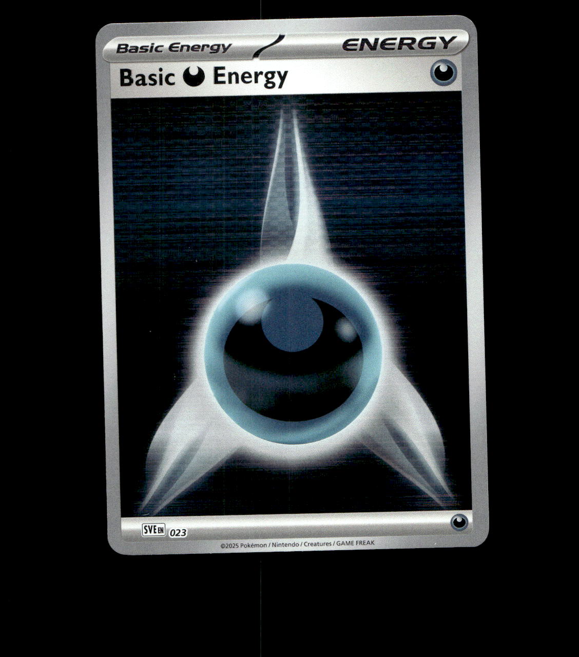 Basic Darkness Energy - SVE 023 - White Flare - Holo Near Mint