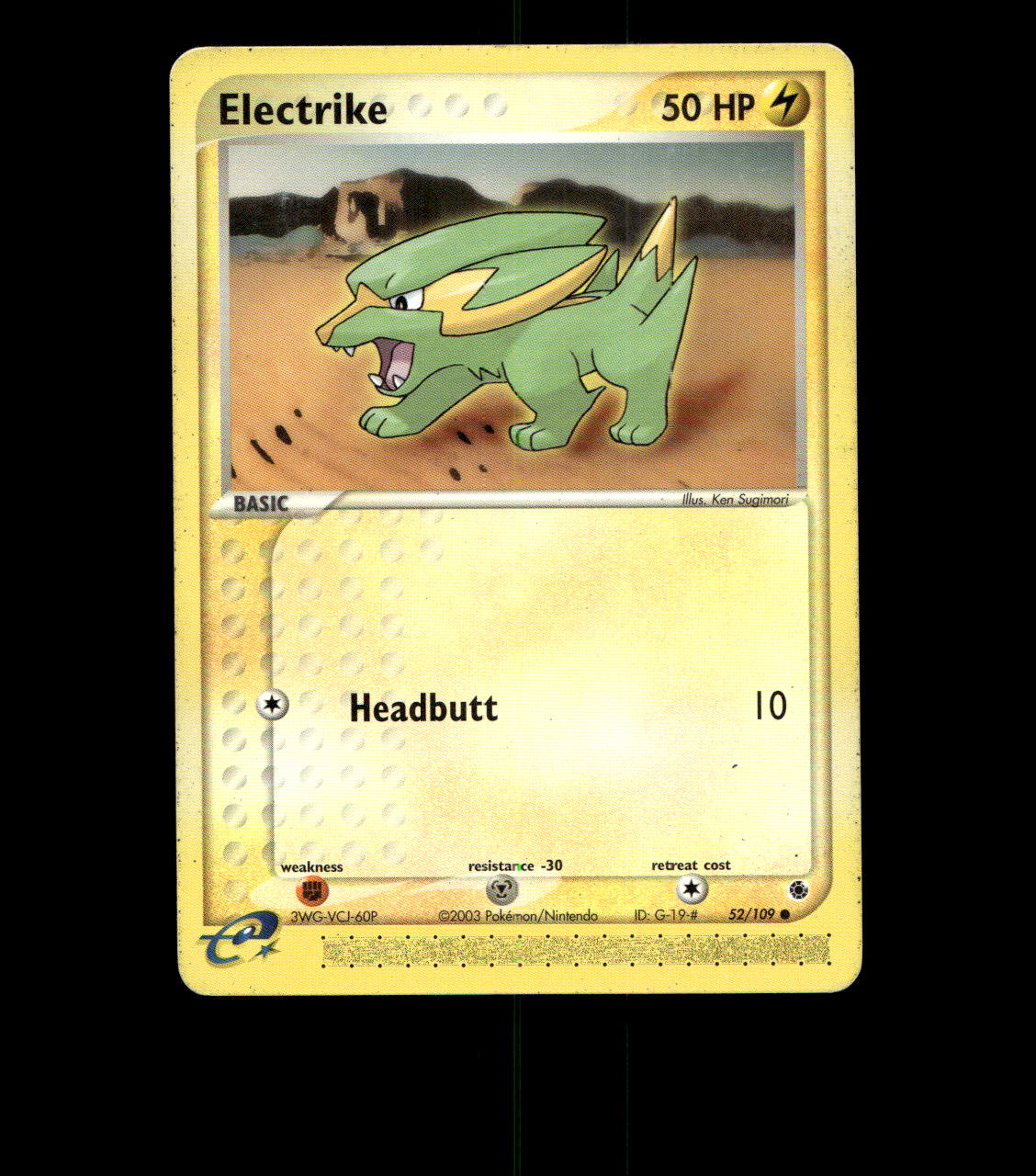 Electrike - 52/109 - EX Ruby & Sapphire - Moderately Played
