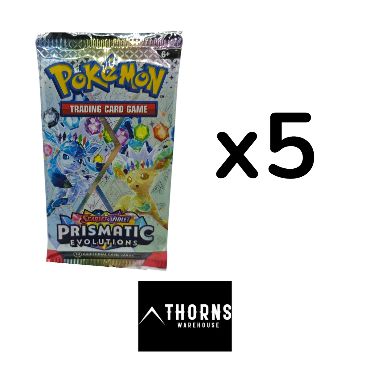 Prismatic Evolution X 5 Booster Pack
