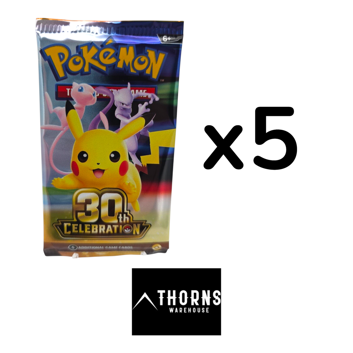 30th Anniversary x 5 Booster Packs