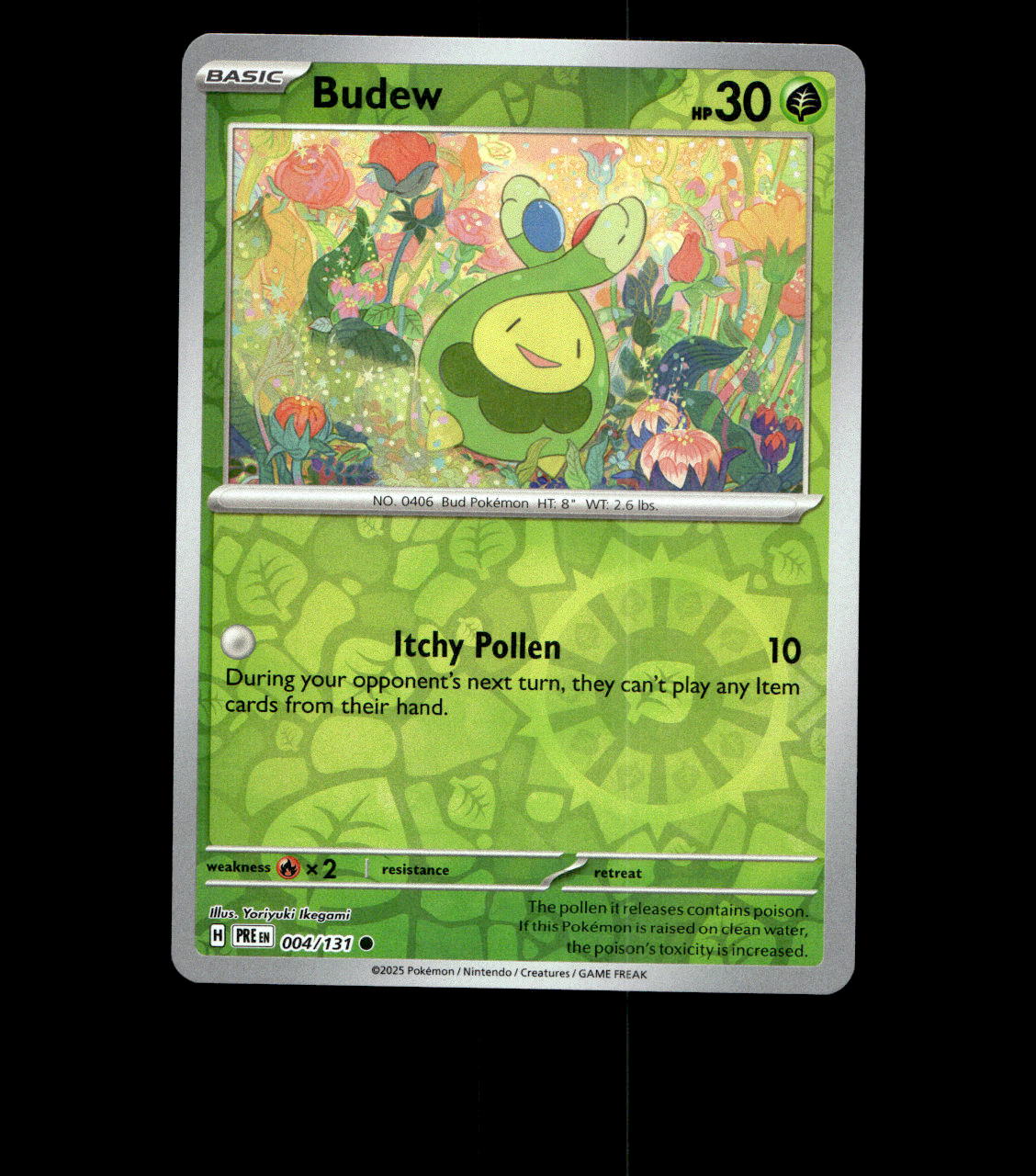 Budew - 004/131 - Prismatic Evolutions - Reverse Holo Near Mint