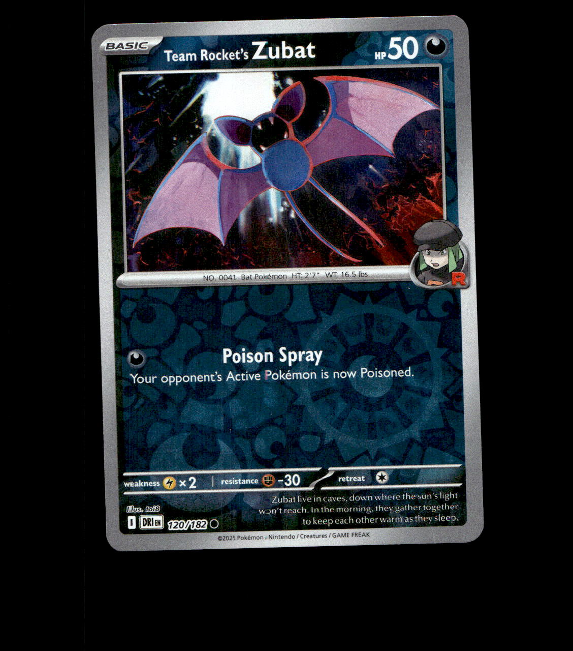 Team Rocket’s Zubat – 120/182 – Destined Rivals – Reverse Holo Near Mint Pokemon