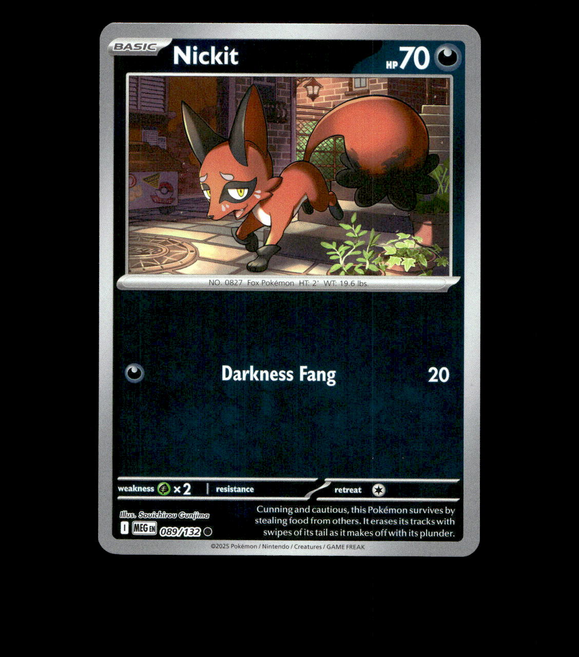 Nickit – 089/132 – Mega Evolution – Reverse Holo – Near Mint