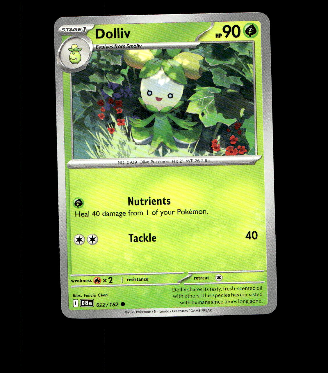 Dolliv – 022/182 – Destined Rivals – Near Mint