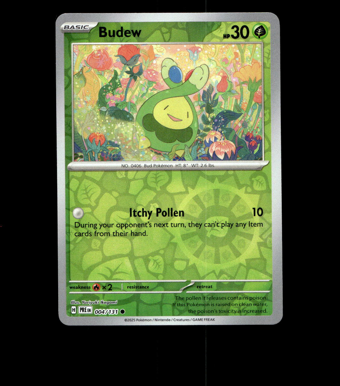 Budew - 004/131 - Prismatic Evolutions - Near Mint Reverse Holofoil