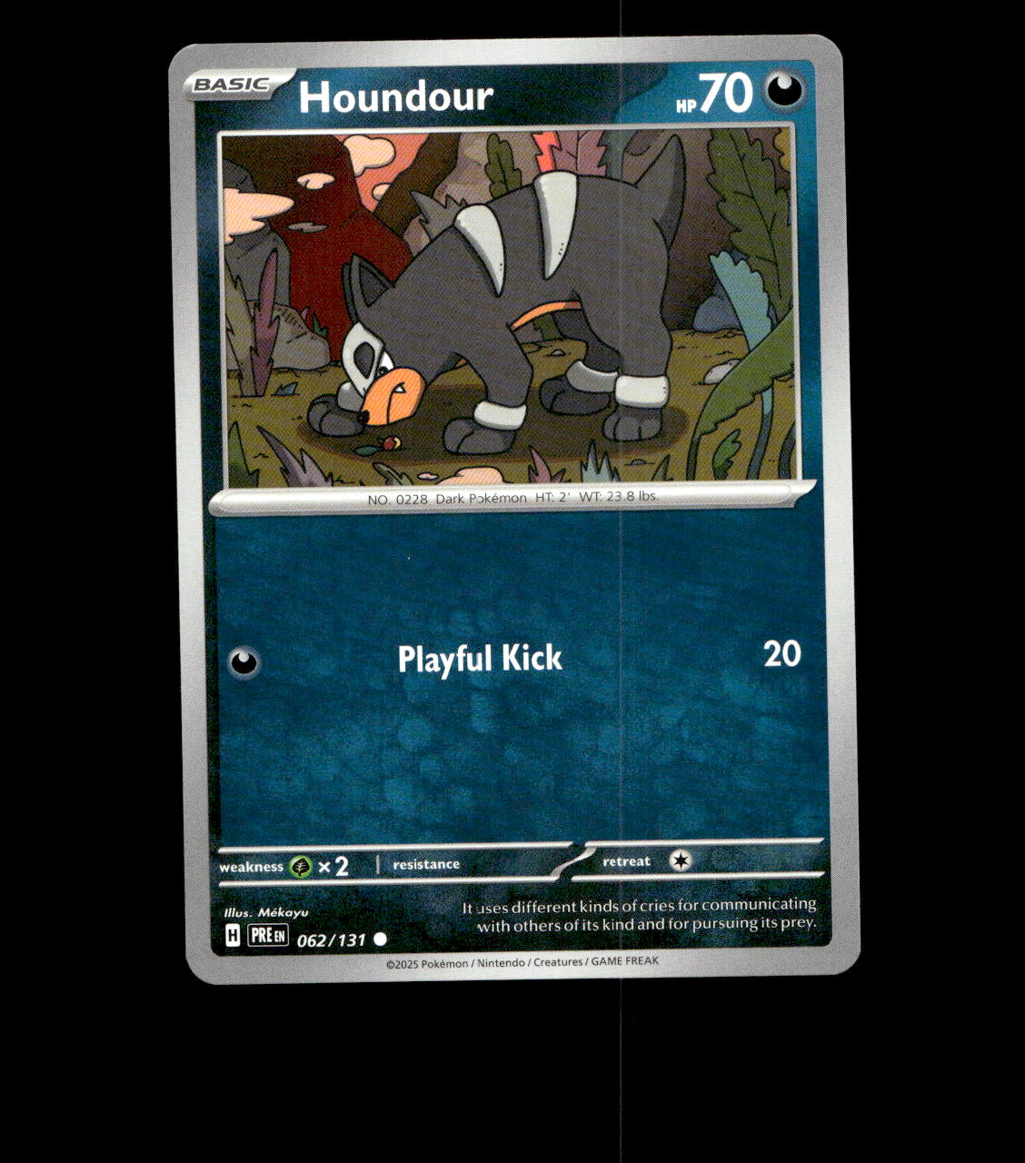 Houndour - 062/131 - Prismatic Evolutions - Near Mint