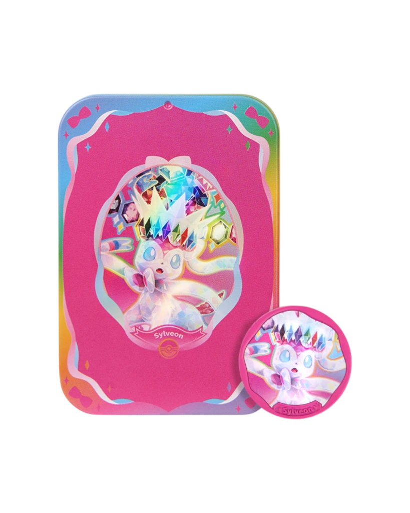 Pokemon TCG Chinese Terastal Gathering Metal Storage Tin Sylveon