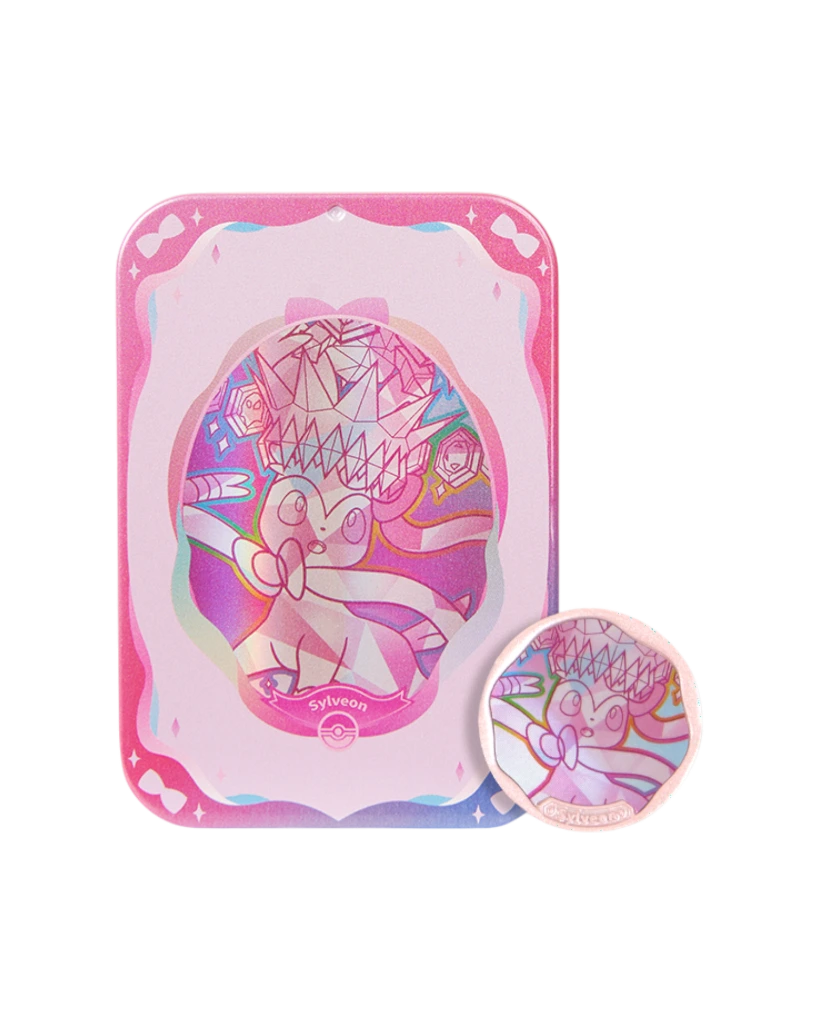 Pokemon TCG Chinese Terastal Gathering Metal Storage Tin Sylveon