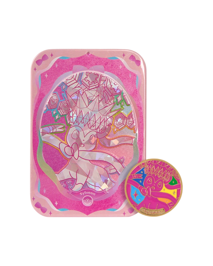 Pokemon TCG Chinese Terastal Gathering Metal Storage Tin Sylveon