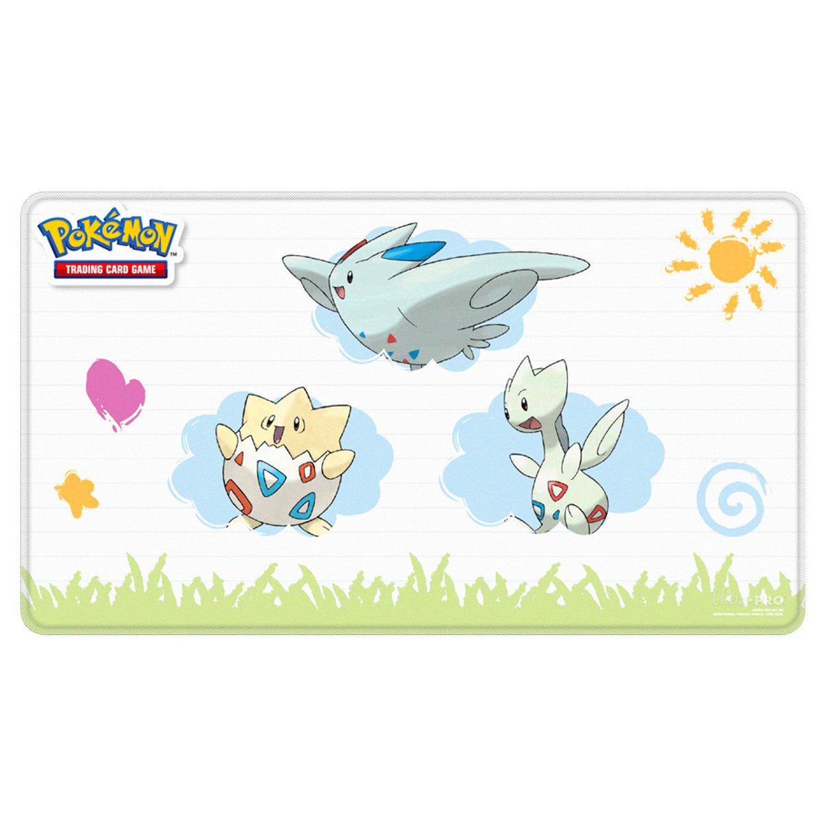 Ultra Pro Stitched Playmat Pokemon Togepi Evolutions 24" x 13.5"