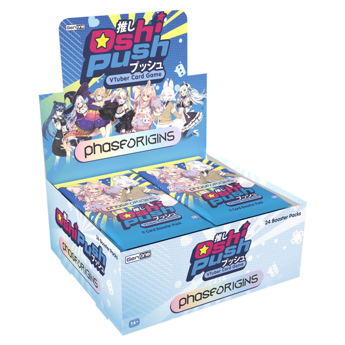 Oshi Push TCG Gen One Phase Origins Booster Box Display English 24-Pack