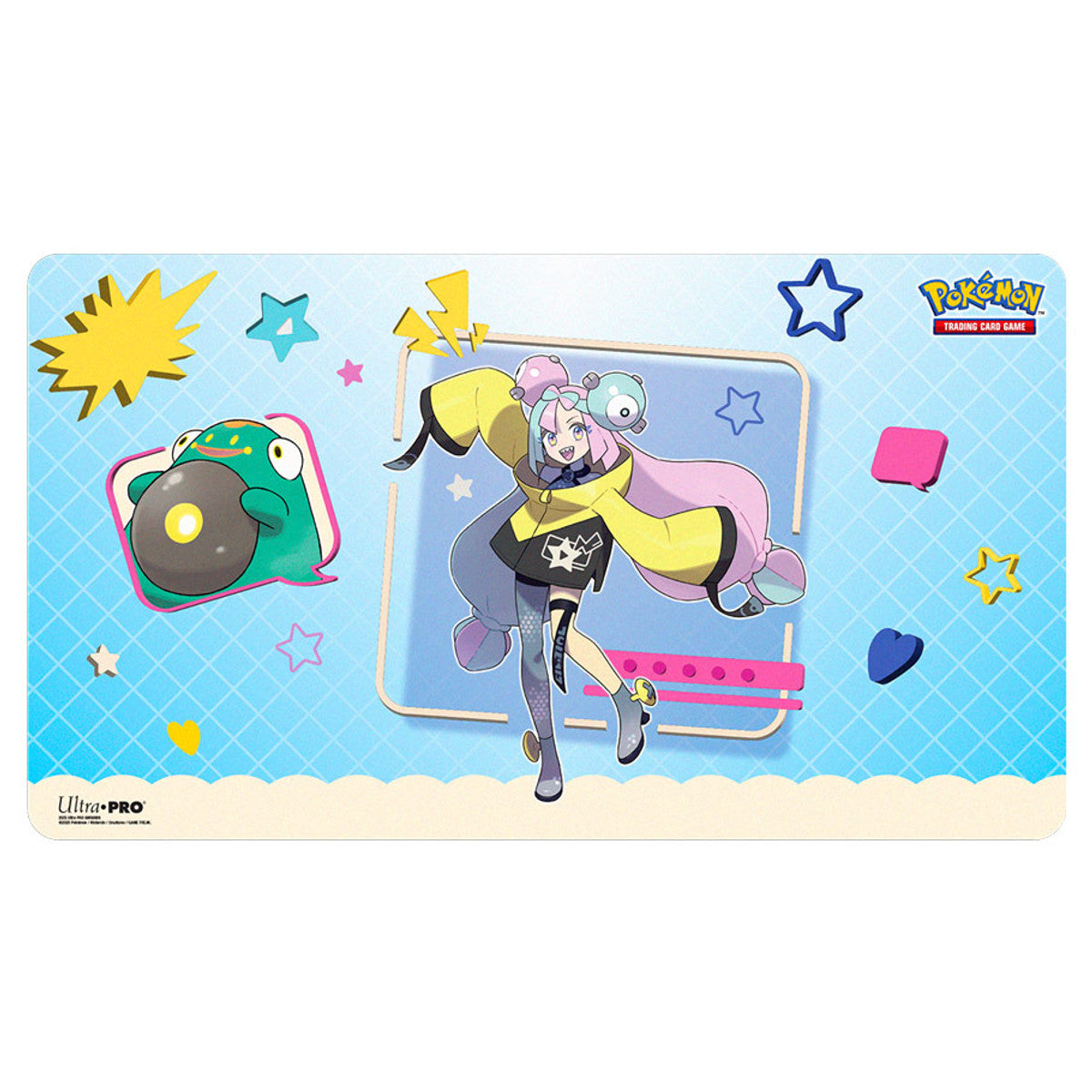 Ultra Pro Pokemon TCG Iono & Bellibolt Rubber Back Playmat 24" x 13.5"