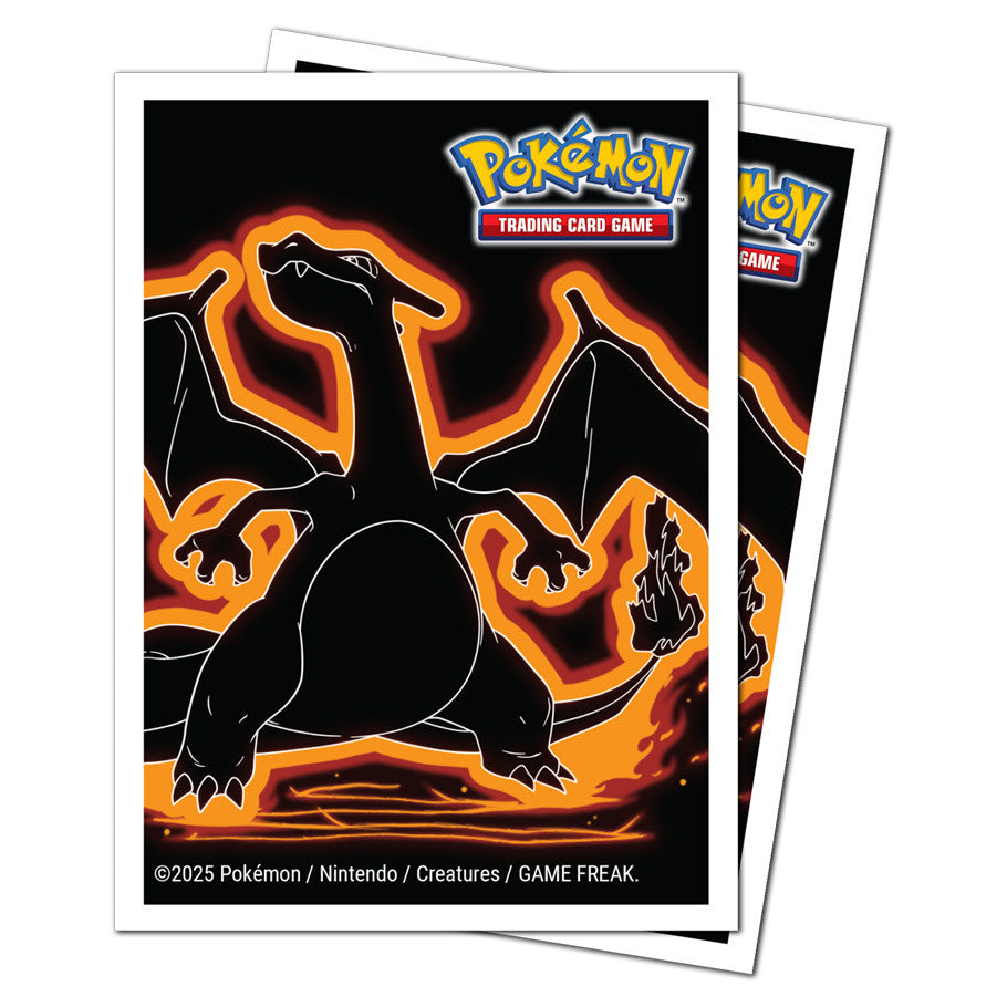 Pokemon Neon Kanto Charizard Apex Sleeves ULTRA PRO MTG Deck Protector 105 ct