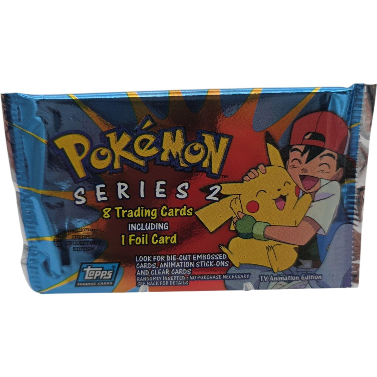 Pokemon TCG Topps Series 2 Blue Logo 1x Booster Pack