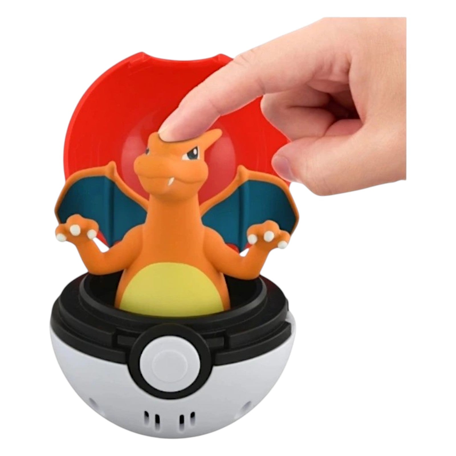 Takara Tomy Pokemon Pyoko Punyu "Press & Pop" Charizard Pokeball