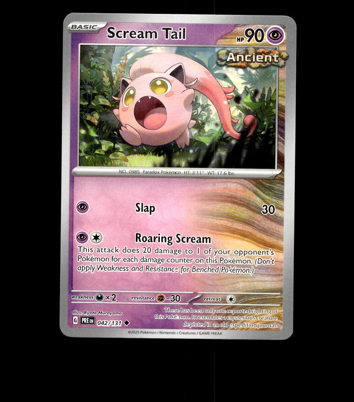 Scream Tail - 042/131 - Prismatic Evolutions - Near Mint