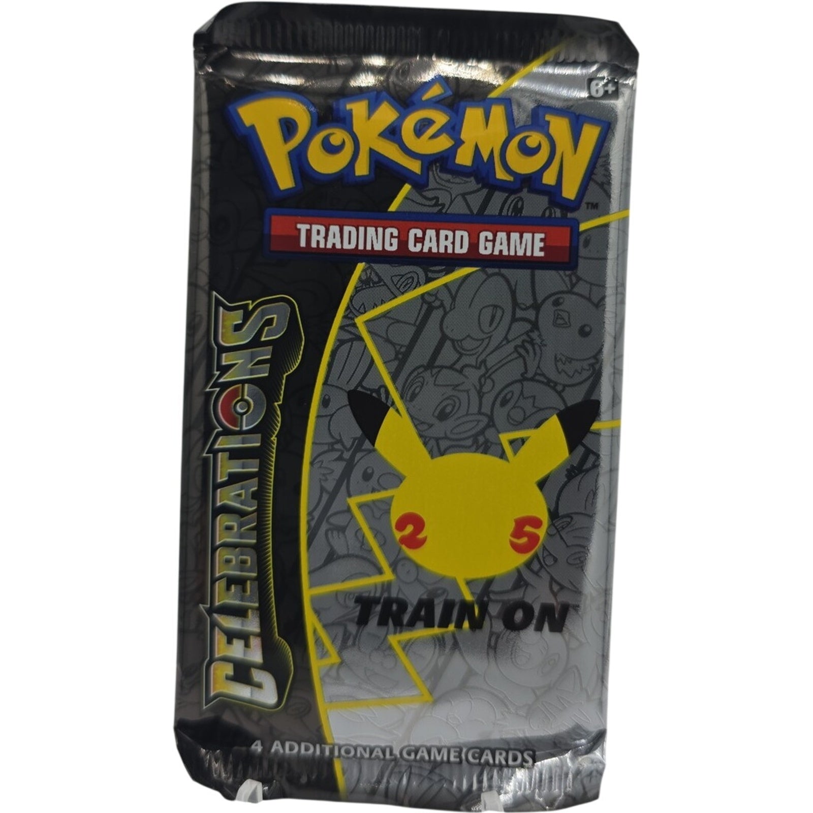 Pokemon Trading Card Game 25th Anniversary Celebrations Booster 1x Pack (4 Cards)