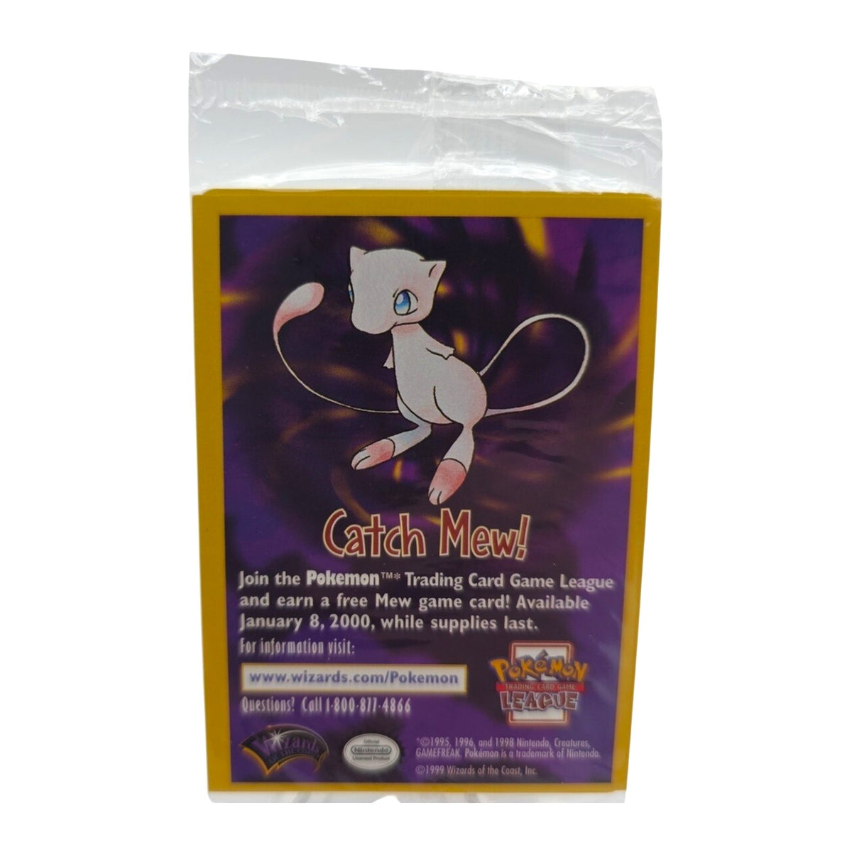 Pokemon TCG Catch Mew WB Warner Brothers Black Star Promo Pack