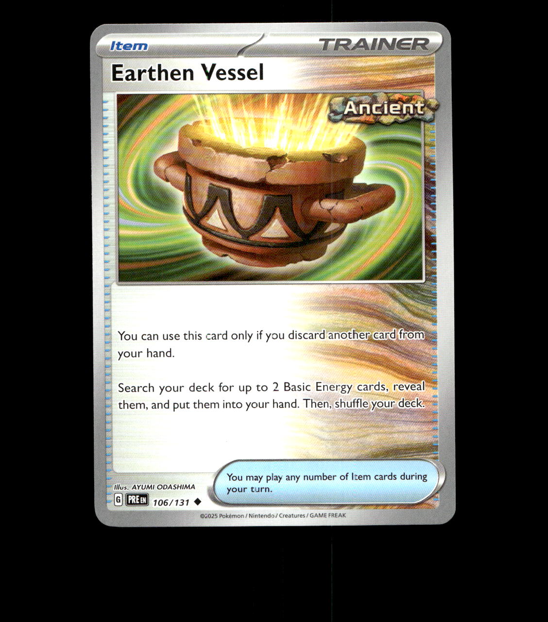 Earthen Vessel - 106/131 - Prismatic Evolutions - Near Mint