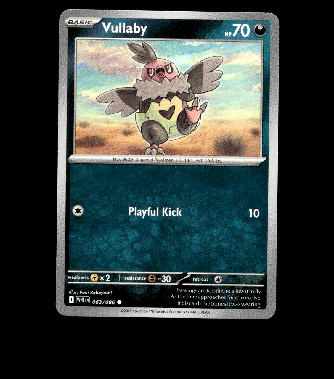 Vullaby – 063/086 – White Flare – Non Holo – Near Mint