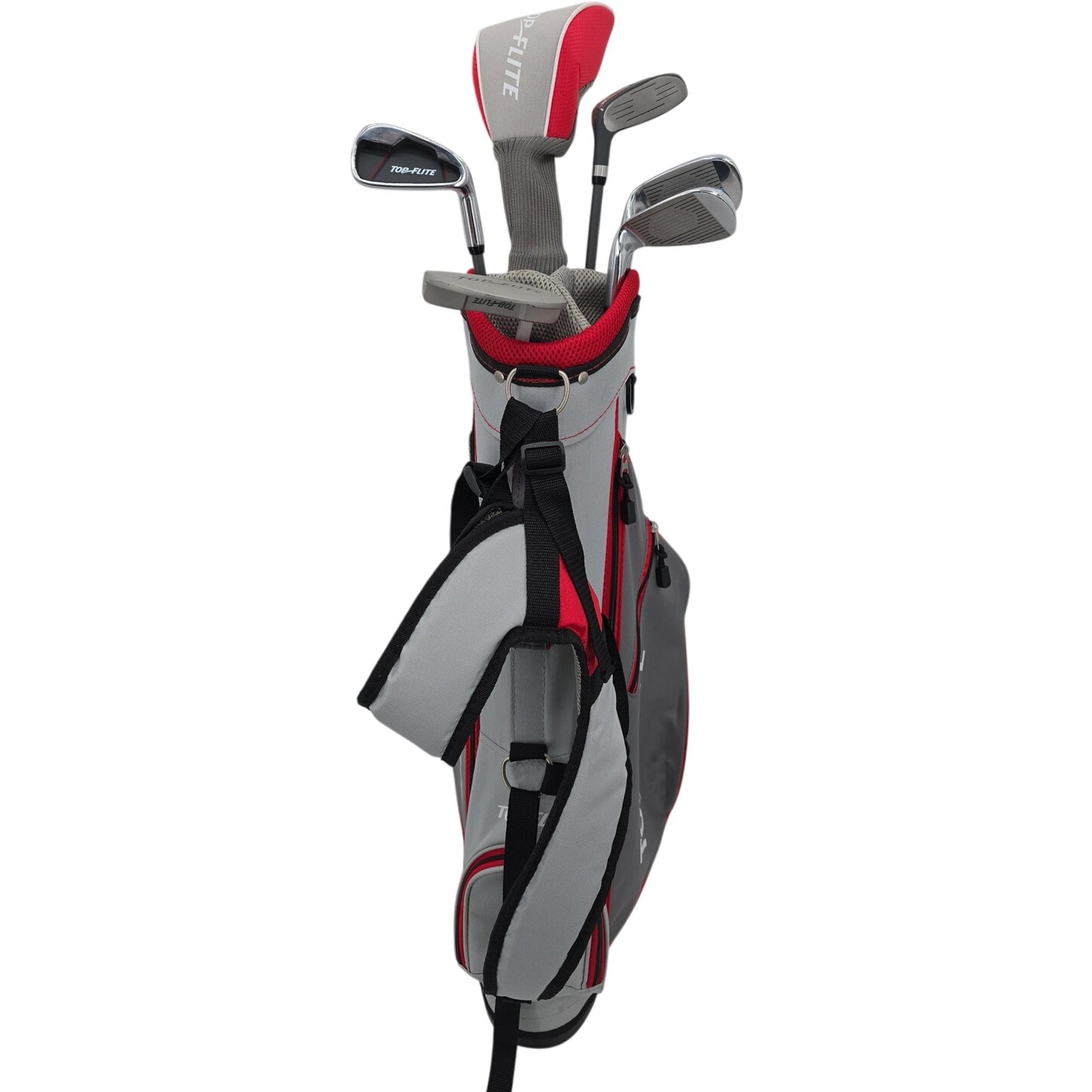 Top Flite Junior RH Golf Set w/ Junior Flex Graphite Shafts Original Grips & Bag