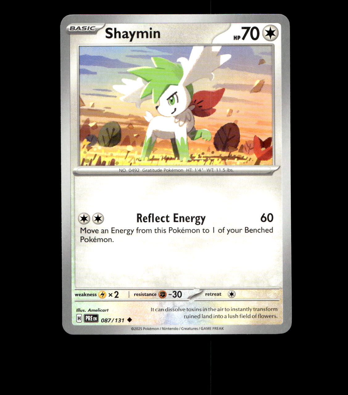 Shaymin - 087/131 - Prismatic Evolutions - Near Mint