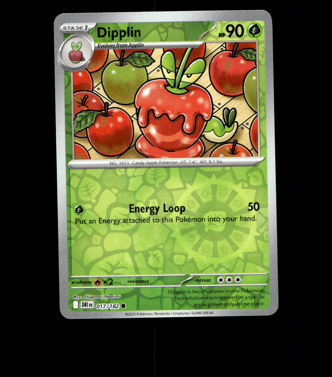 Dipplin – 017/182 – Destined Rivals – Reverse Holo – Near Mint