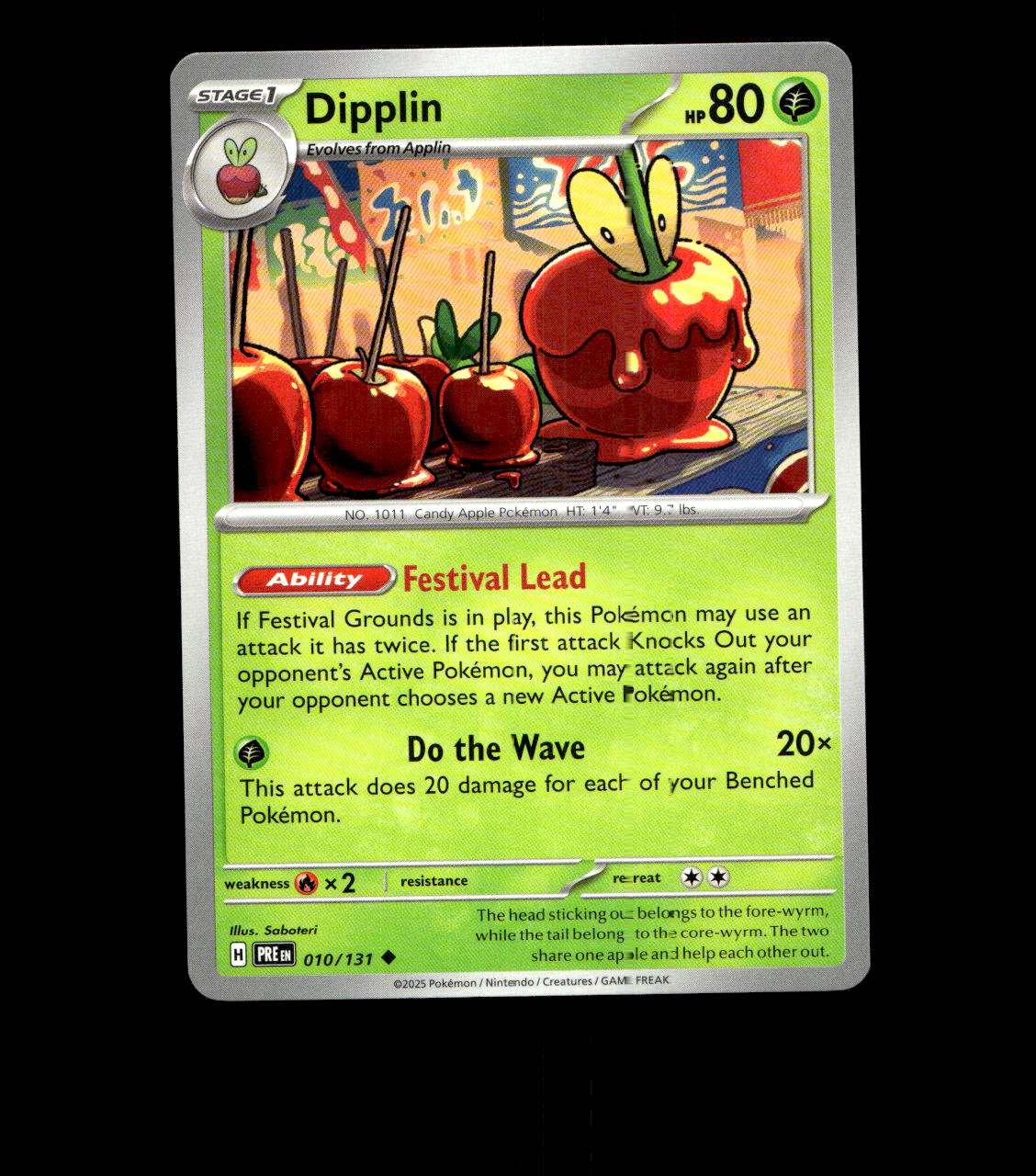 Dipplin - 010/131 - Prismatic Evolutions - Near Mint