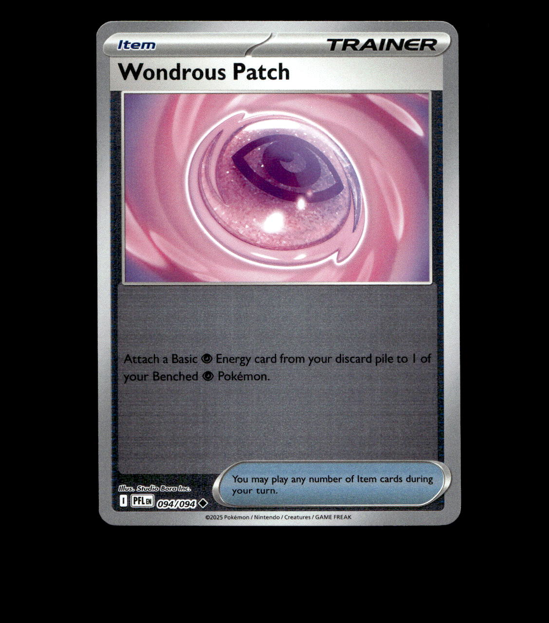 Wondrous Patch - 094/094 - Phantasmal Flames - Reverse Holo Near Mint