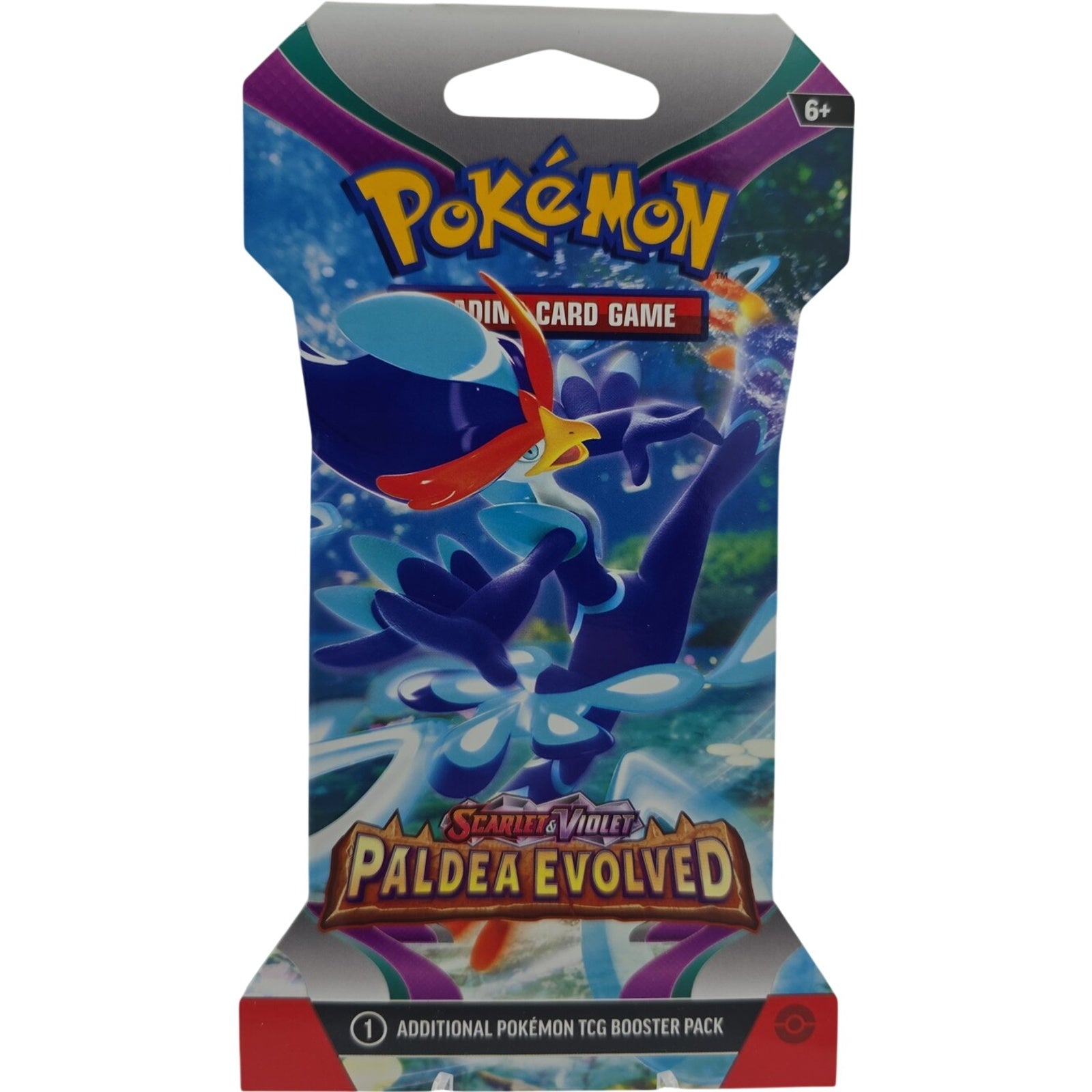 Pokemon TCG Paldea Evolved 1x Sleeved Booster Pack