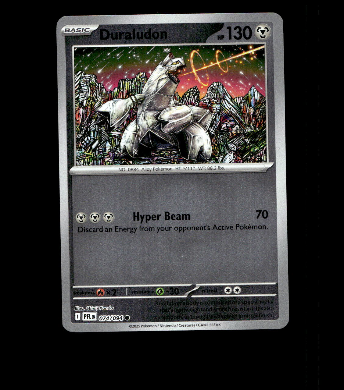 Duraludon - 074/094 - Phantasmal Flames - Reverse Holo Near Mint
