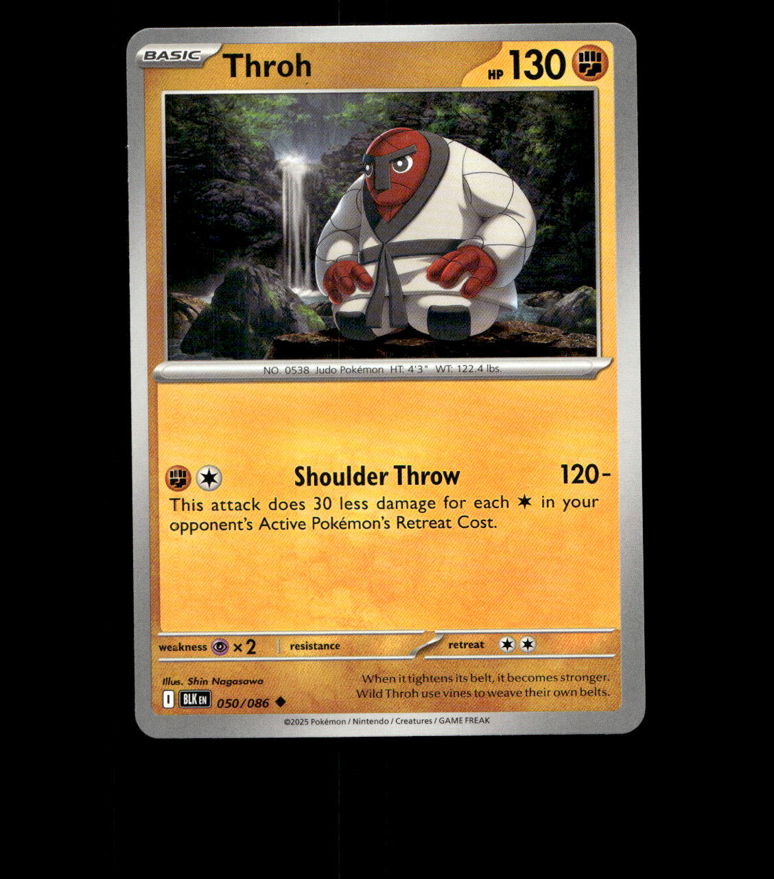 Throh – 050/086 – Black Bolt – Non Holo – Near Mint