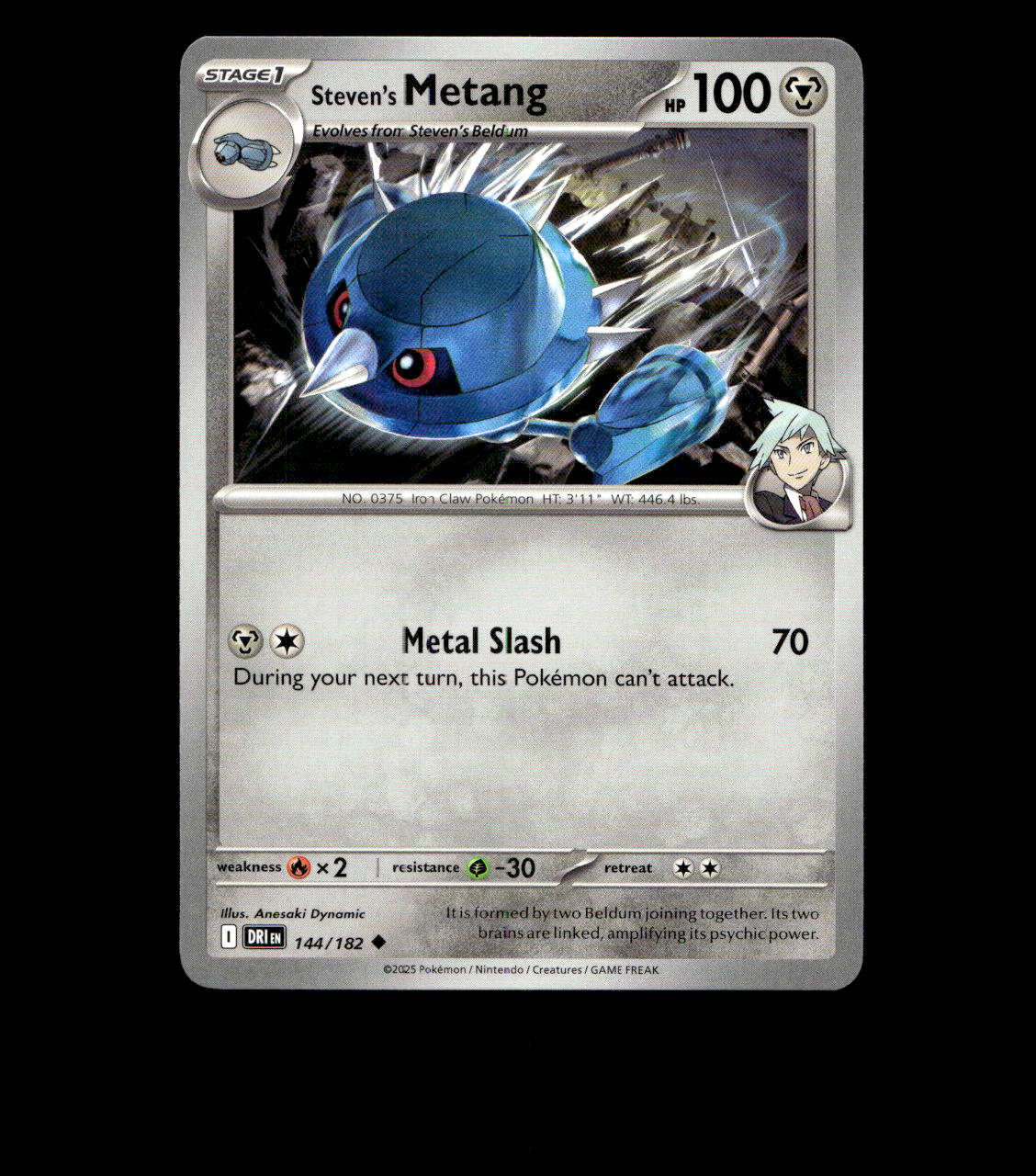 Steven’s Metang - 144/182 - Destined Rivals - Near Mint Non Holo