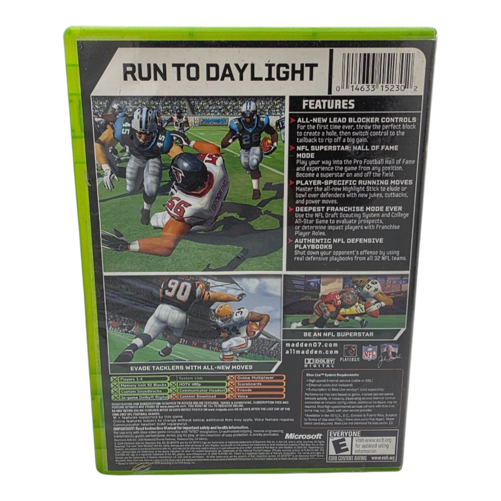 Madden NFL 07 Xbox Complete CIB Manual & Disc Included
