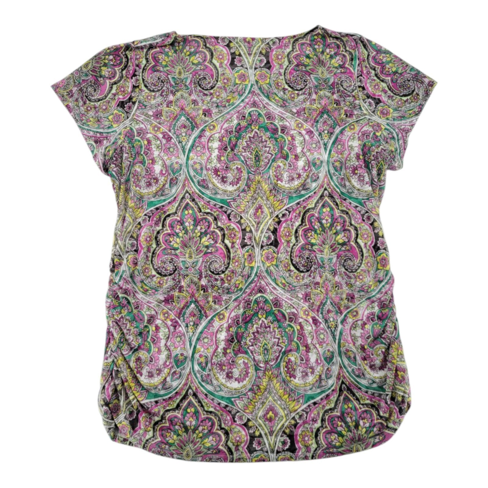 INC International Concepts Women's Plus Top 2X Opulent Paisley Stretch