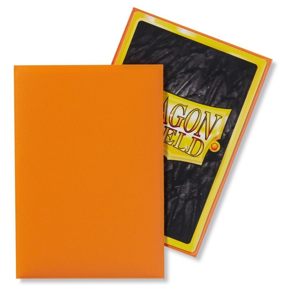 Dragon Shield: 60ct Japanese Sized Matte Orange Sleeves