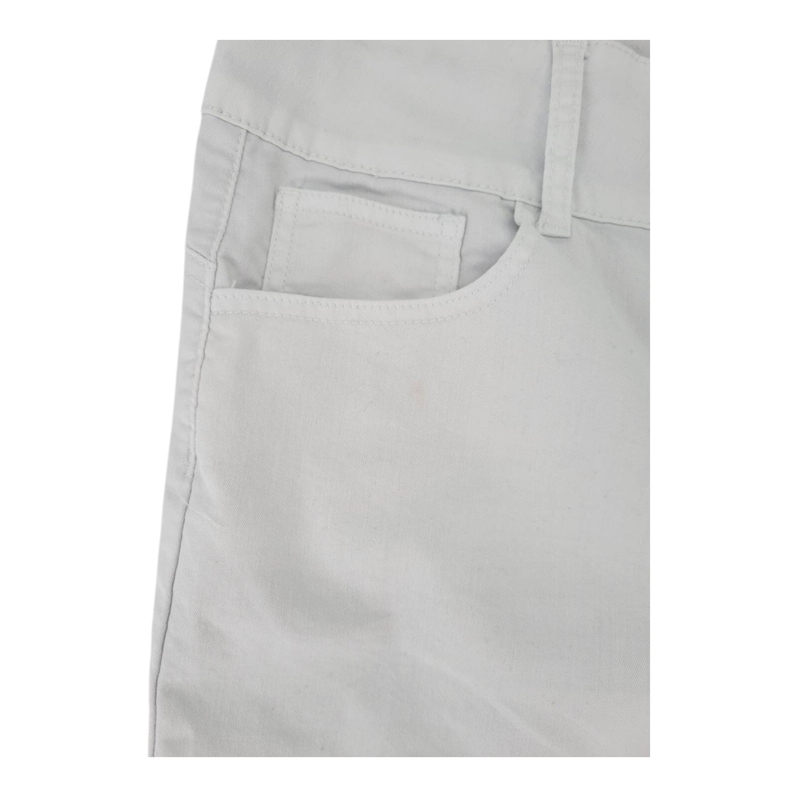 VIP Jeans Womens White Capri Pants Button Fly Cotton Blend Size 19/20