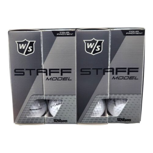 Wilson Staff Model Tour White Advanced 4-piece Urethane Golf Balls 12 Pack