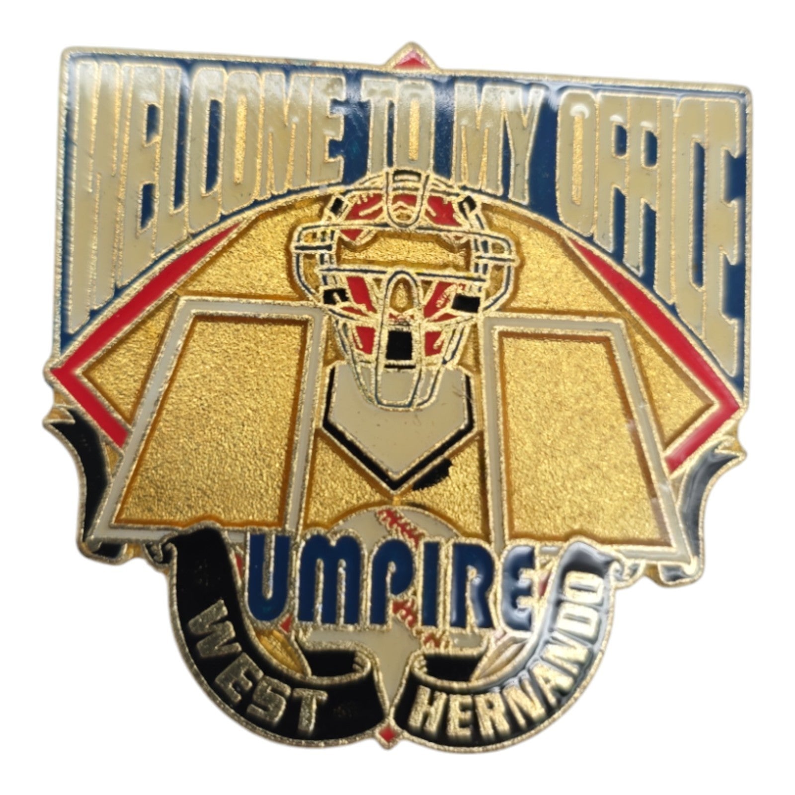 West Hernando Little League Baseball Umpire & Ninja Turtle Pins Lot of 7