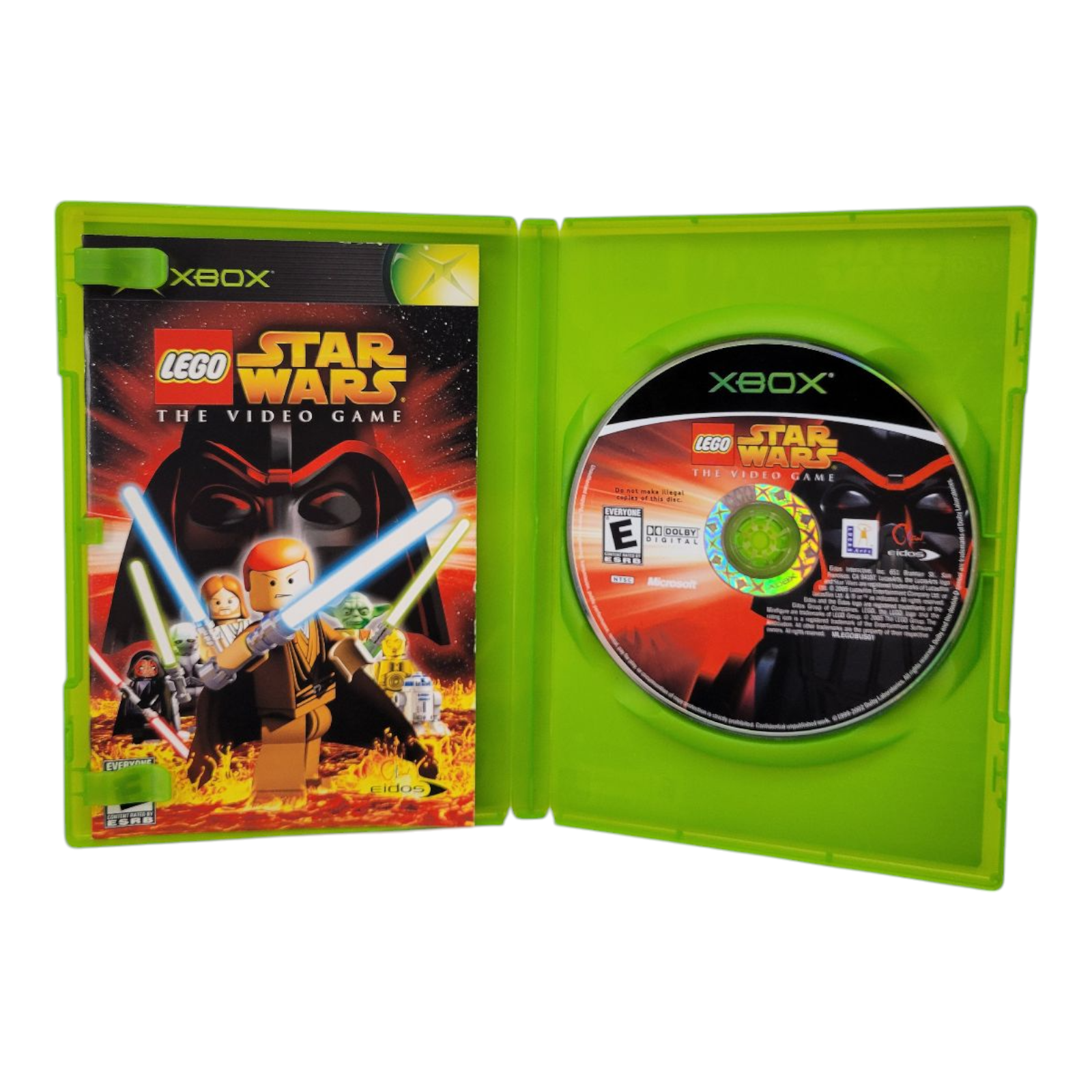 LEGO Star Wars The Video Game Xbox 2005 Complete Manual Case